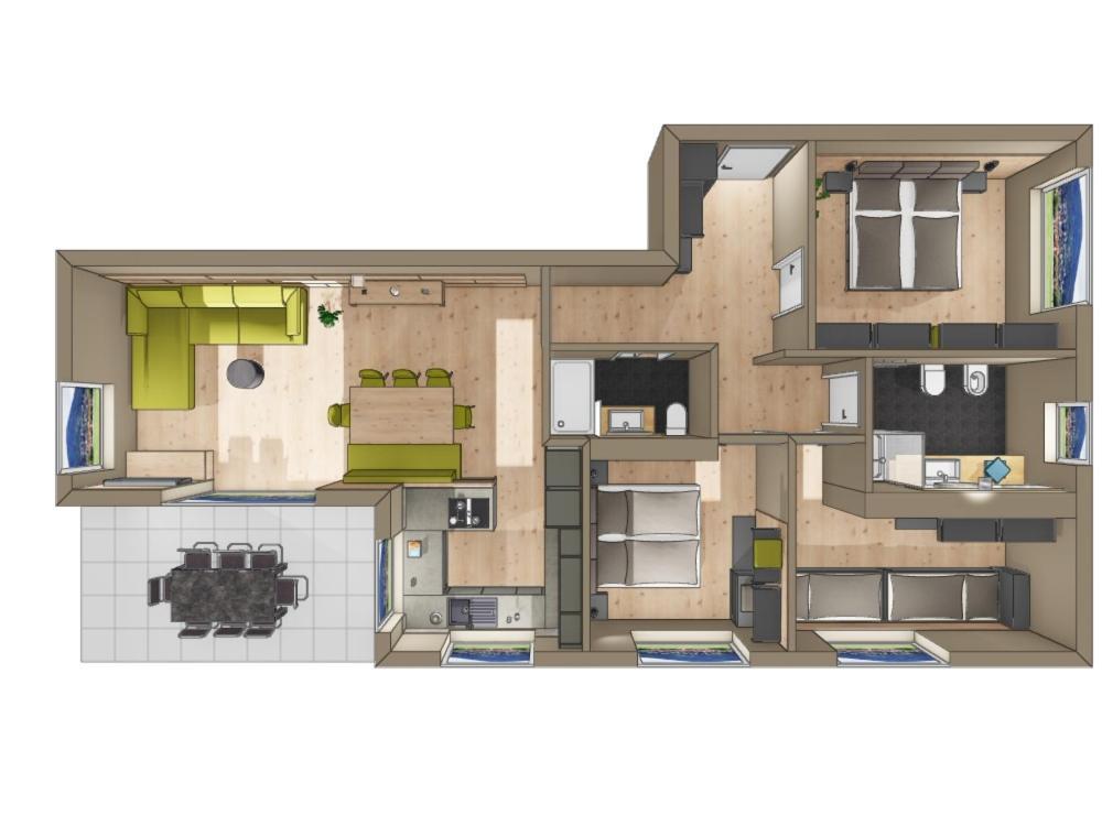 Rienz Alpine City Lofts Brunico Zewnętrze zdjęcie